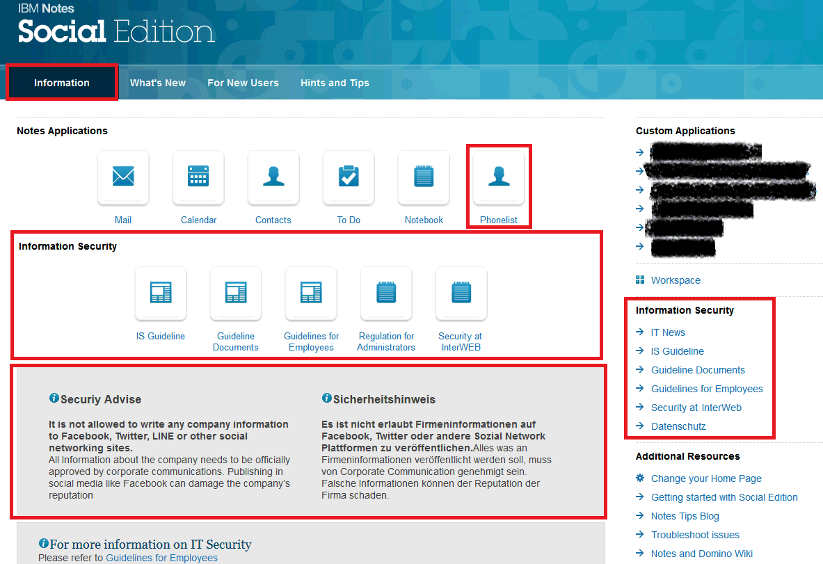 Image:Deploying a customized Discover page in IBM Notes 9.0.x