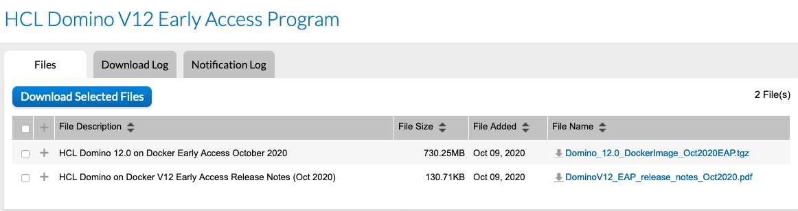 Image:HCL Domino V12 Early Access Program - New October release is available now