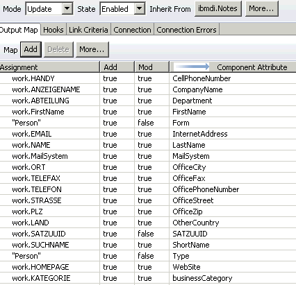 Image:Import Contacts from GDI Business Line / FirebirdSQL to Domino