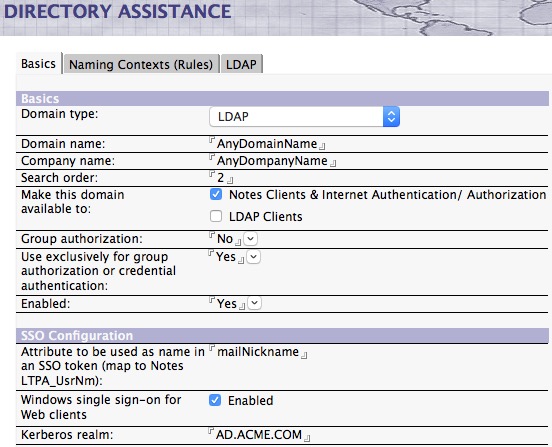 Image:Domino SingleSignOn - Level 1 - LDAP Authentication