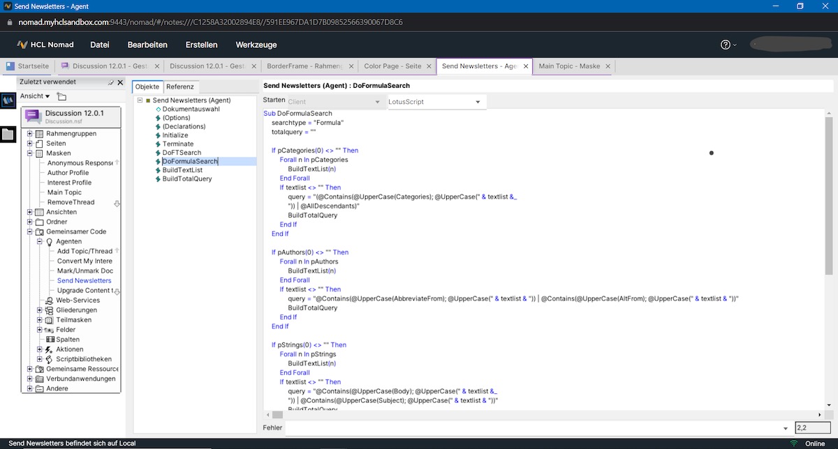 Image:Running HCL Domino Designer in your browser?