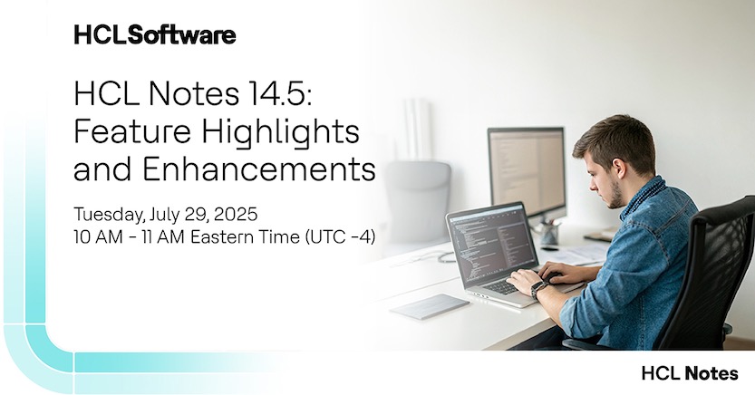 Image:Webinar : HCL Notes 14.5 Feature Highlights an Enhancements